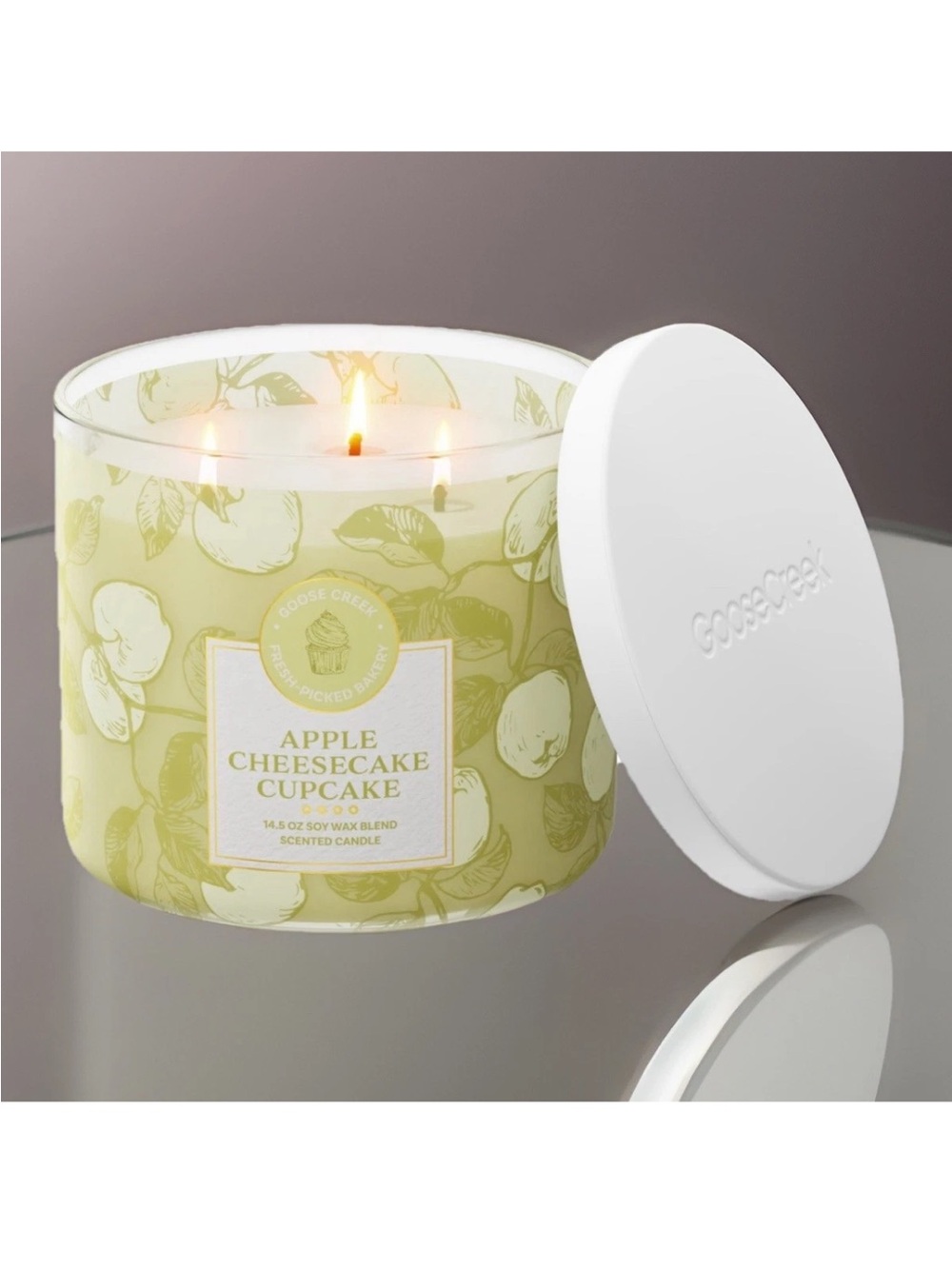 Goose Creek 3-Wick Candle- Apple Cheesecake Cupcake (14.5 oz)